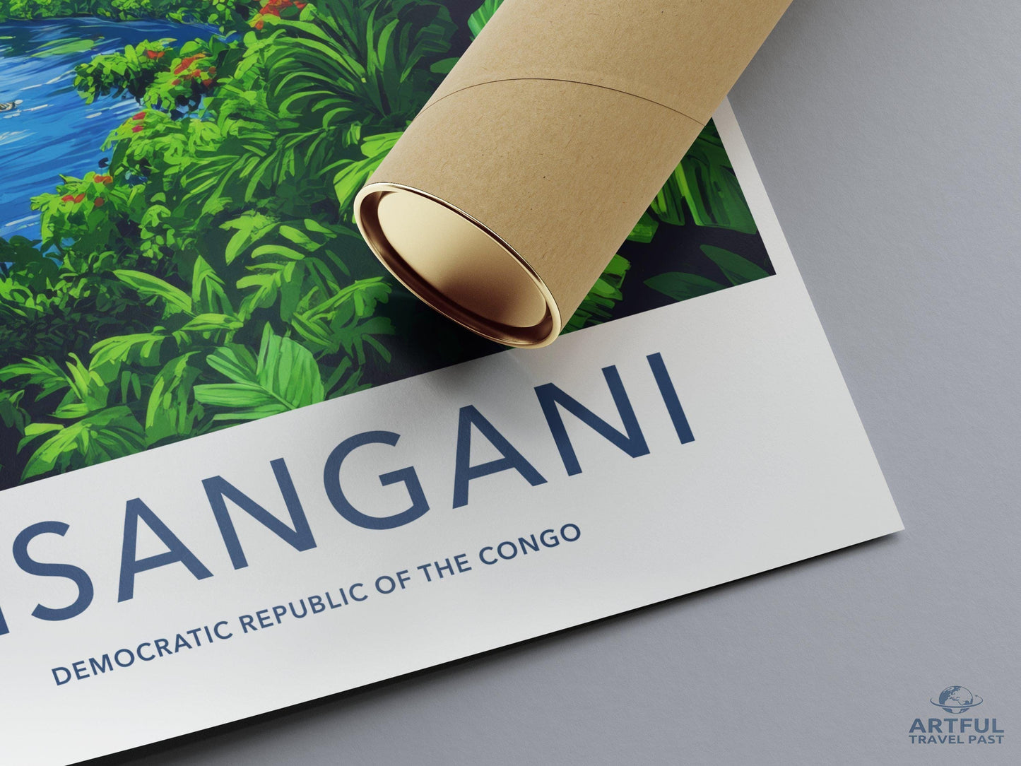 Kisangani Poster | Democratic Republic of the Congo Wall Art
