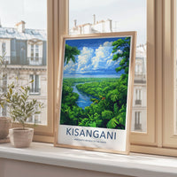 Kisangani Poster | Democratic Republic of the Congo Wall Art