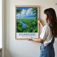 Kisangani Poster | Democratic Republic of the Congo Wall Art