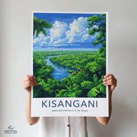 Kisangani Poster | Democratic Republic of the Congo Wall Art