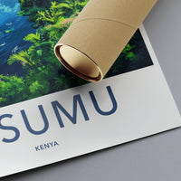 Kisumu Poster | Kenya Wall Art | Africa Decor