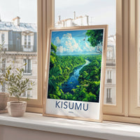Kisumu Poster | Kenya Wall Art | Africa Decor