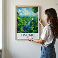 Kisumu Poster | Kenya Wall Art | Africa Decor
