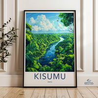 Kisumu Poster | Kenya Wall Art | Africa Decor