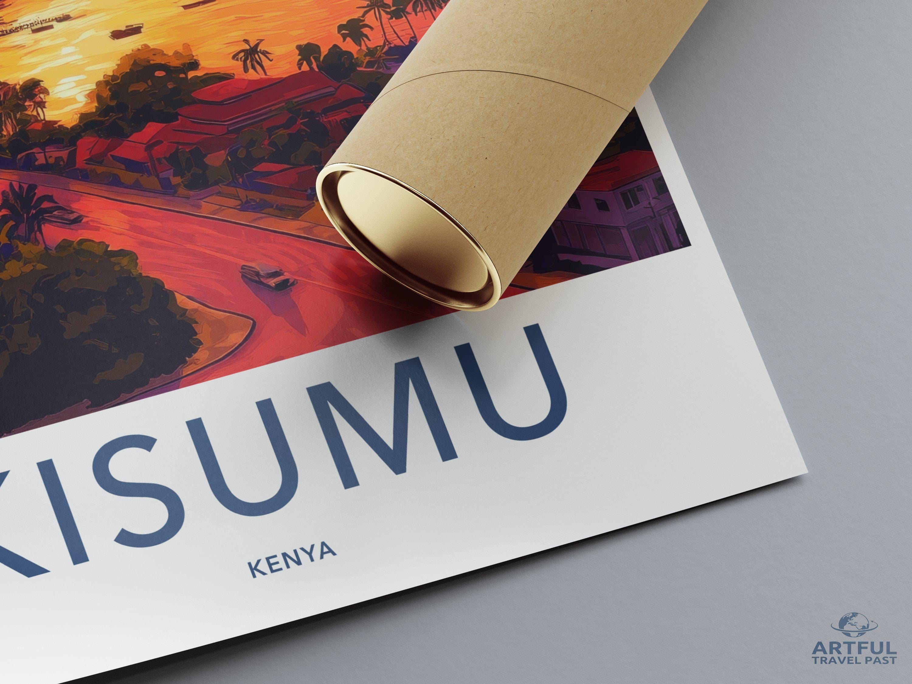 Kisumu Poster | Kenya Wall Art | Africa Decor
