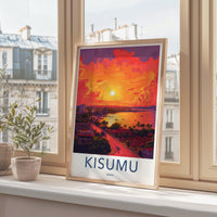 Kisumu Poster | Kenya Wall Art | Africa Decor