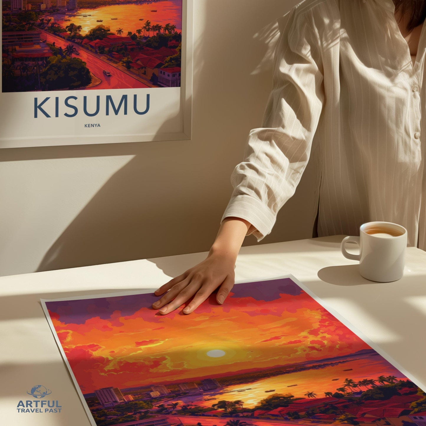Kisumu Poster | Kenya Wall Art | Africa Decor