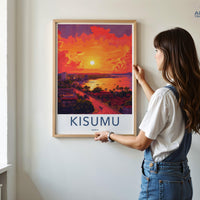 Kisumu Poster | Kenya Wall Art | Africa Decor