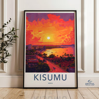 Kisumu Poster | Kenya Wall Art | Africa Decor