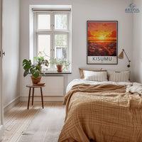 Kisumu Poster | Kenya Wall Art | Africa Decor