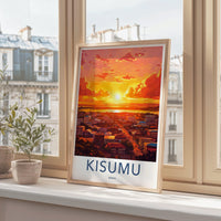 Kisumu Poster | Kenya Wall Art | Africa Decor
