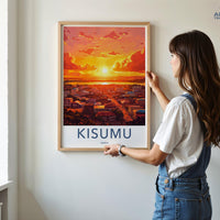 Kisumu Poster | Kenya Wall Art | Africa Decor