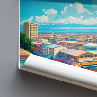 Kisumu Poster | Kenya Wall Art | Africa Decor