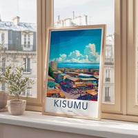 Kisumu Poster | Kenya Wall Art | Africa Decor