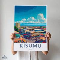 Kisumu Poster | Kenya Wall Art | Africa Decor
