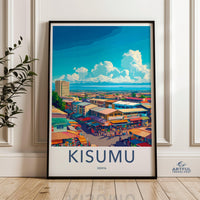 Kisumu Poster | Kenya Wall Art | Africa Decor