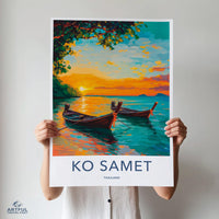 Ko Samet Poster - Thailand Wall Art