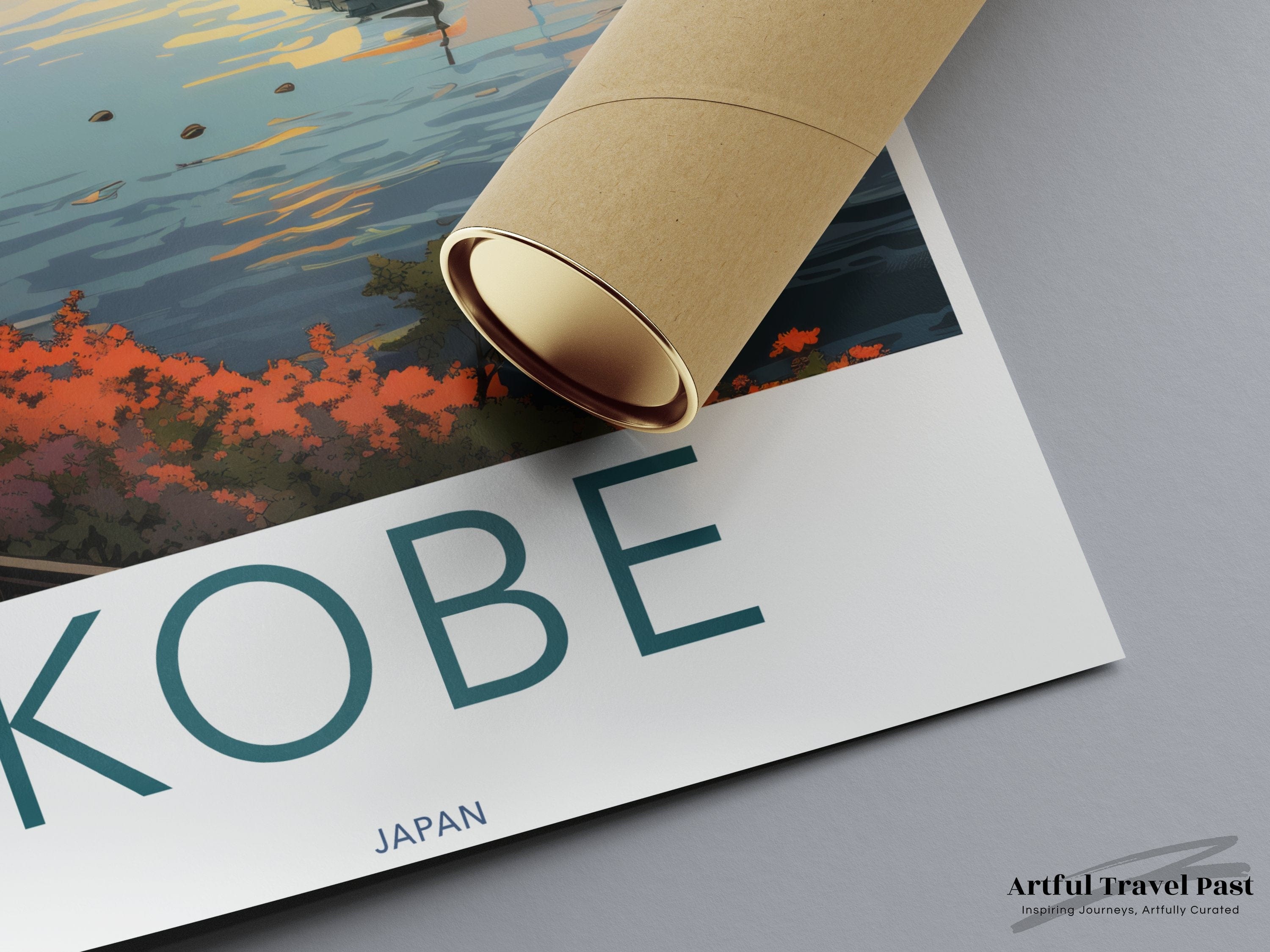 Kobe Poster | Japan Wall Art | Asia Decor