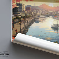 Kobe Poster | Japan Wall Art | Asia Decor