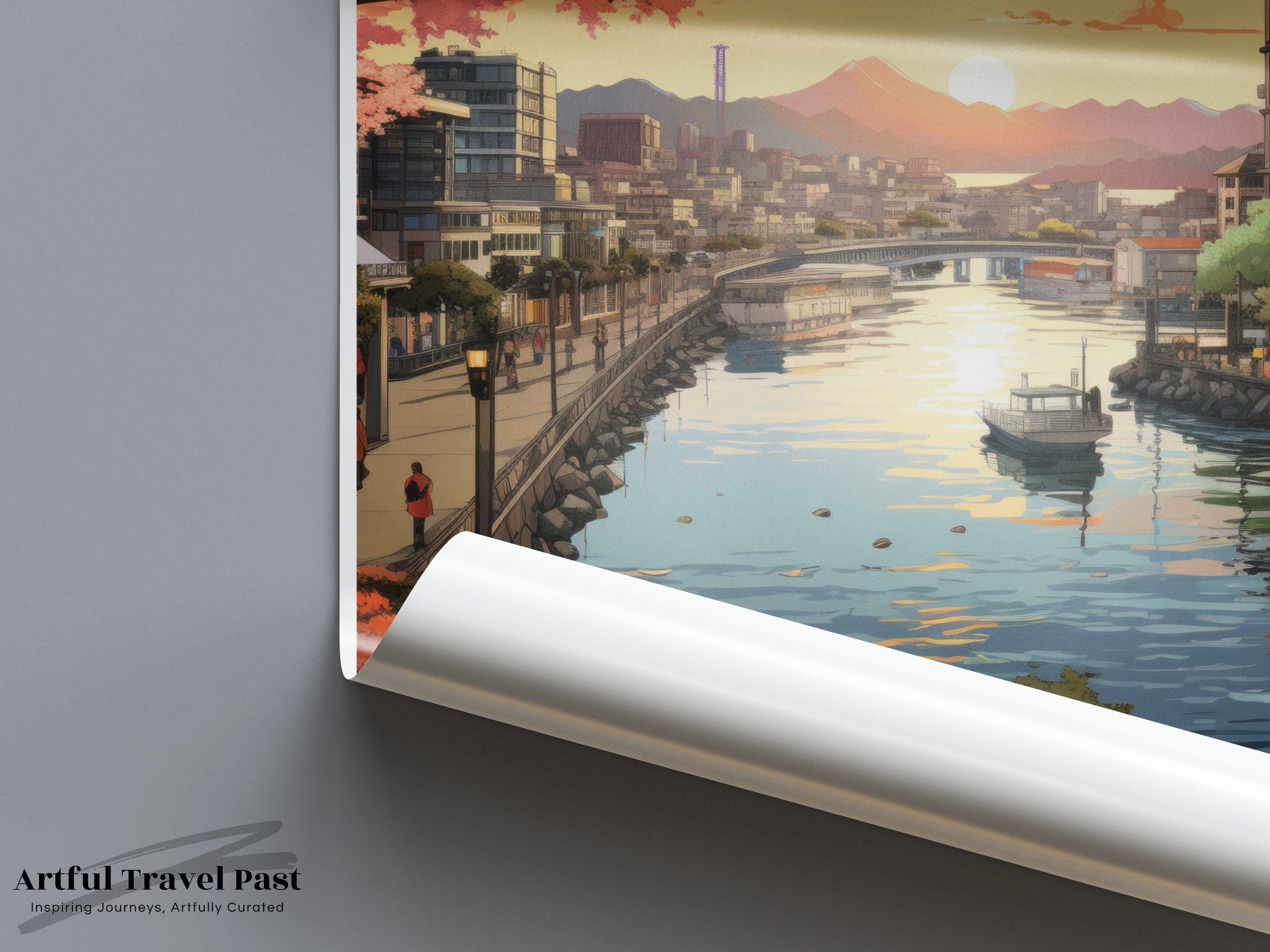 Kobe Poster | Japan Wall Art | Asia Decor