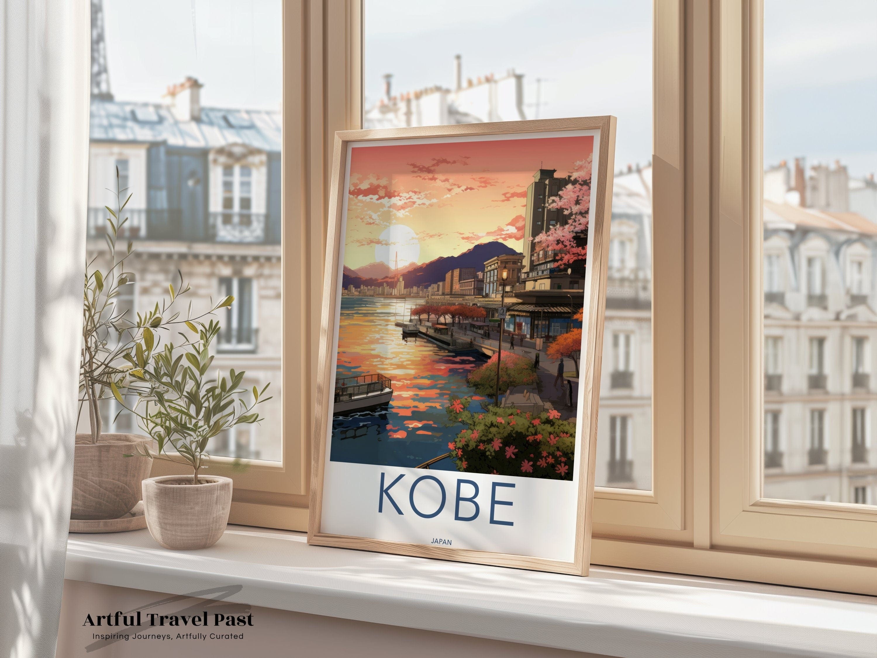 Kobe Poster | Japan Wall Art | Asia Decor