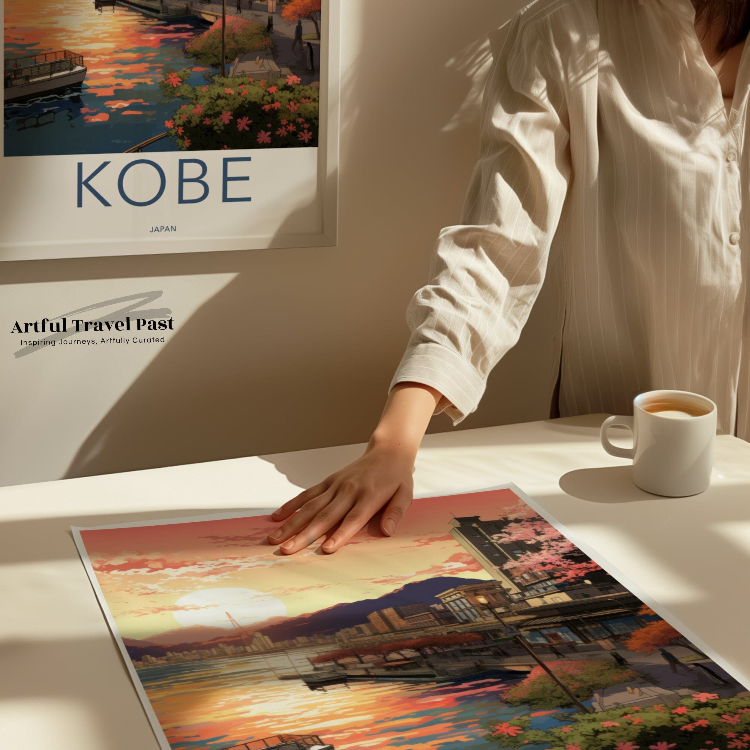 Kobe Poster | Japan Wall Art | Asia Decor
