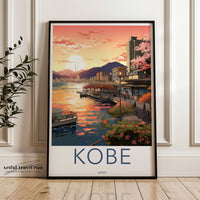 Kobe Poster | Japan Wall Art | Asia Decor