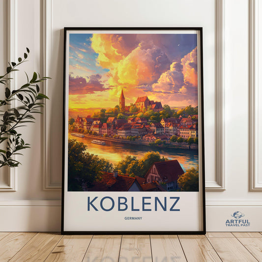 Koblenz Poster - Germany Wall Art