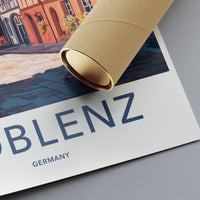 Koblenz Poster | Germany Wall Art | Europe Decor