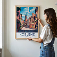 Koblenz Poster | Germany Wall Art | Europe Decor