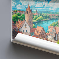 Koblenz Poster | Germany Wall Art | West Germany Decor