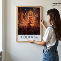 Kolkata Poster - India Wall Art