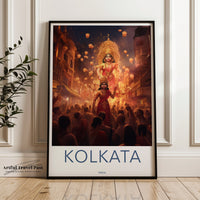 Kolkata Poster - India Wall Art