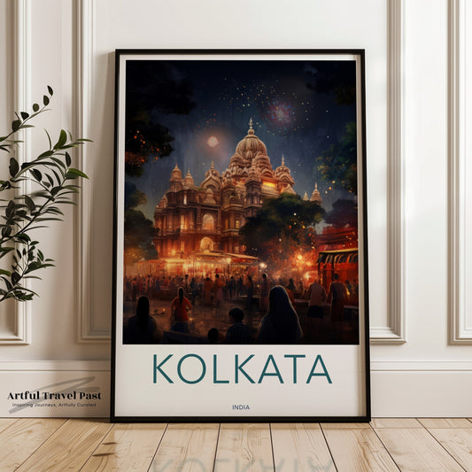 Kolkata Poster - India Wall Art