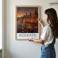 Kolkata Poster - West Bengal Wall Art