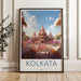 Kolkata Poster | West Bengal Wall Art | India Decor