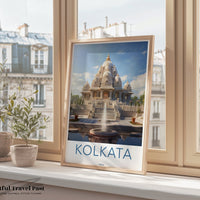 Kolkata Poster | West Bengal Wall Art | India Decor