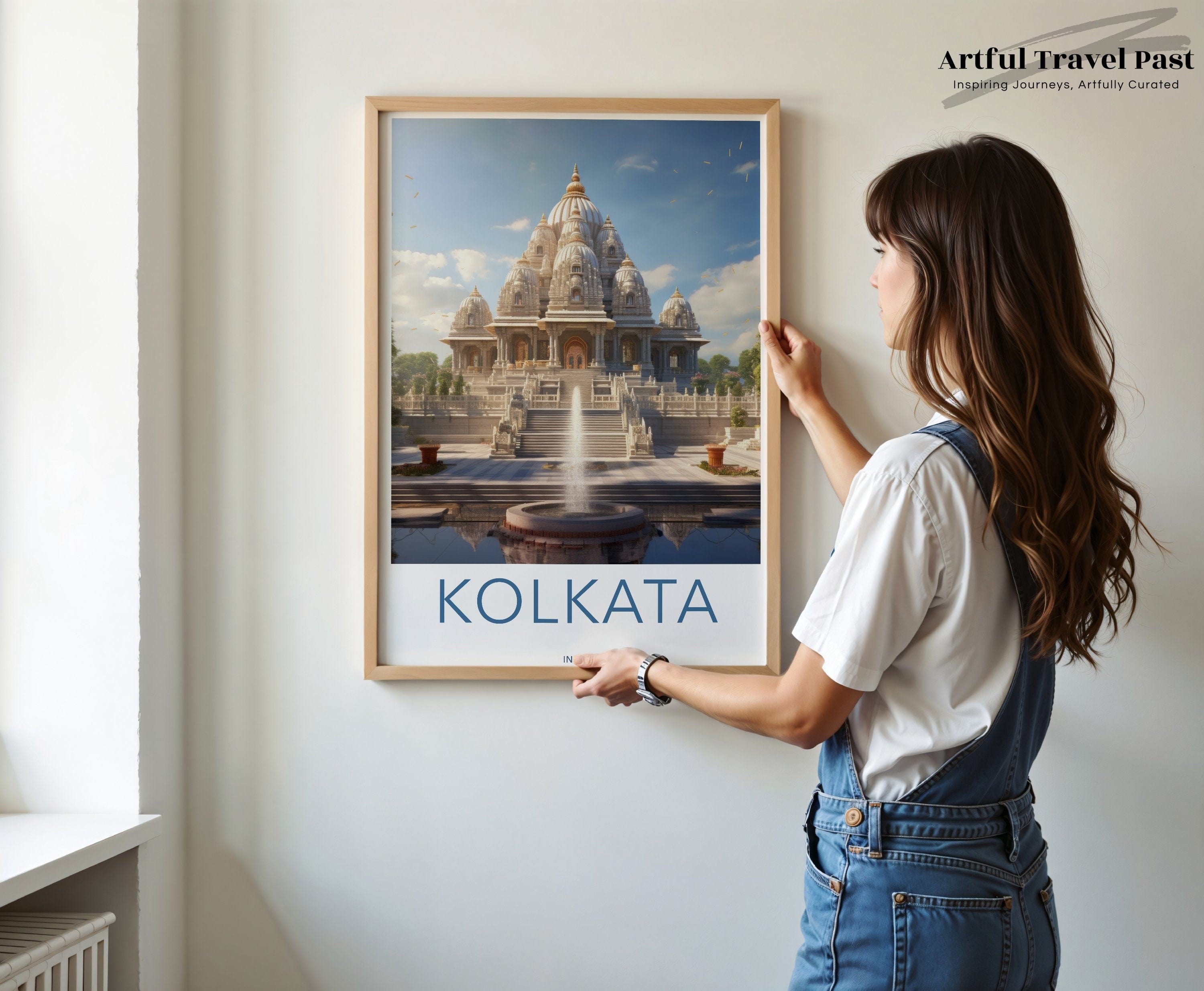 Kolkata Poster | West Bengal Wall Art | India Decor