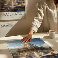 Kolkata Poster | West Bengal Wall Art | India Decor