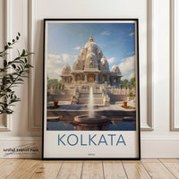 Kolkata Poster | West Bengal Wall Art | India Decor