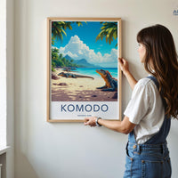 Komodo Indonesia Poster