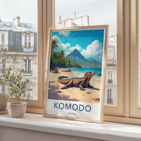 Komodo National Park Poster
