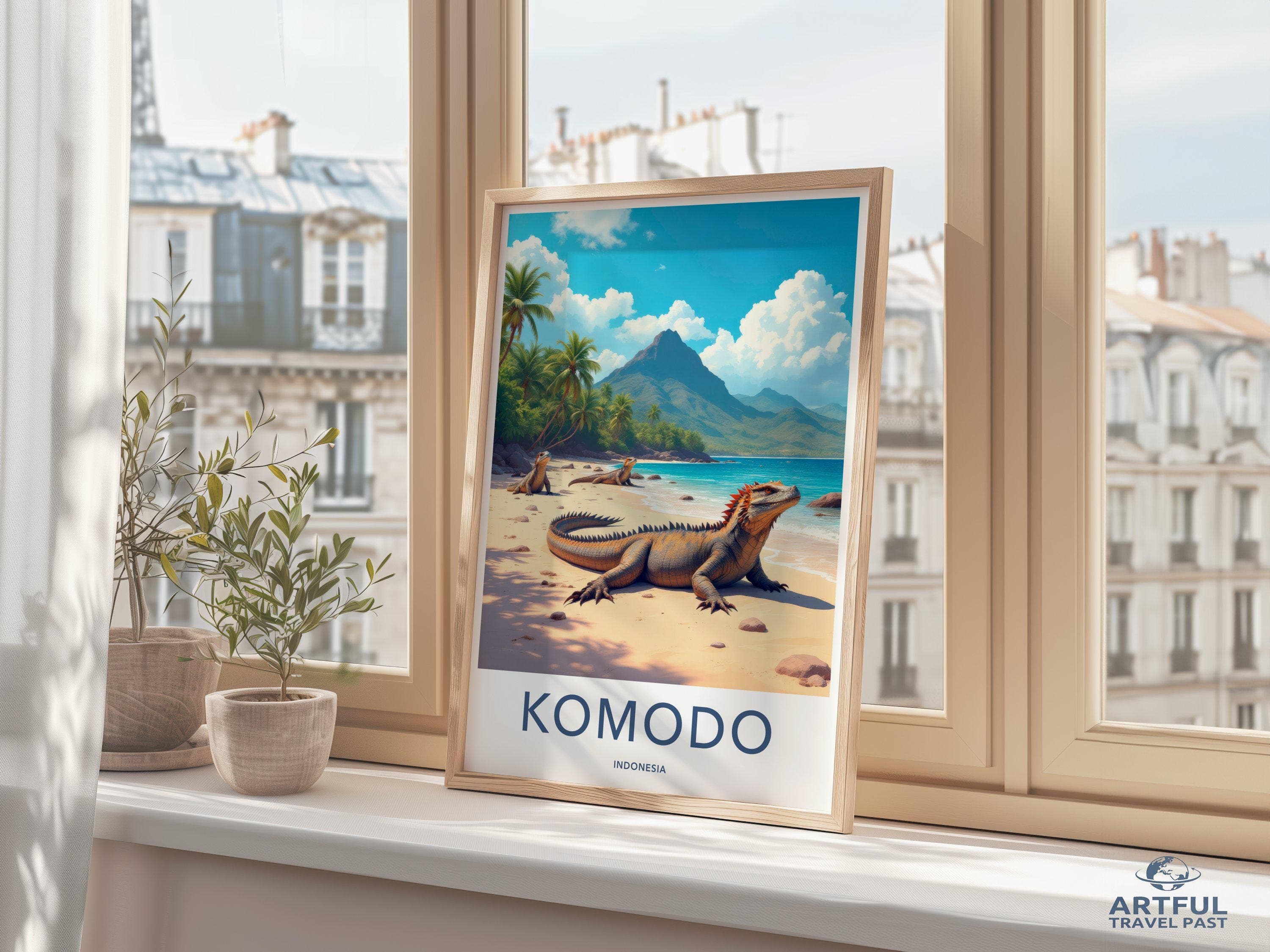 Komodo National Park Poster