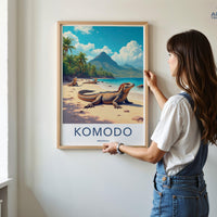 Komodo National Park Poster