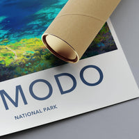 Komodo National Park Poster | Indonesia Wall Art