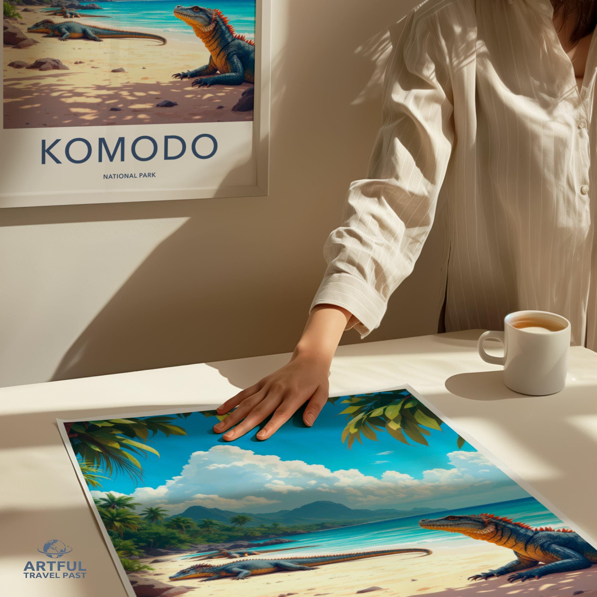 Komodo National Park Poster | Indonesia Wall Art