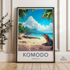 Komodo National Park Poster | Indonesia Wall Art