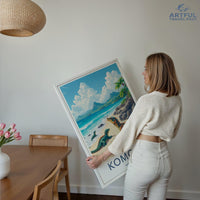 Komodo Poster - Indonesia Wall Art