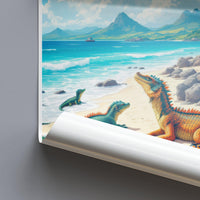 Komodo Poster - Indonesia Wall Art