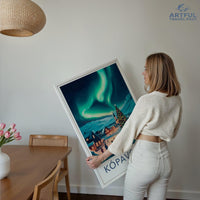 Kópavogur Poster | Iceland Wall Art | Nordic Decor
